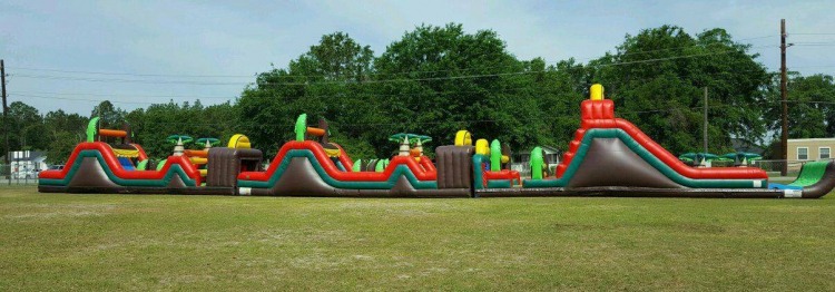 120ft Tropical Obstacle Course