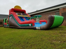 received 2329762920384465 595609230 17ft Dual Lane Obstacle Water Slide