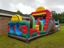 received 2329763227051101 339560650 17ft Dual Lane Obstacle Water Slide